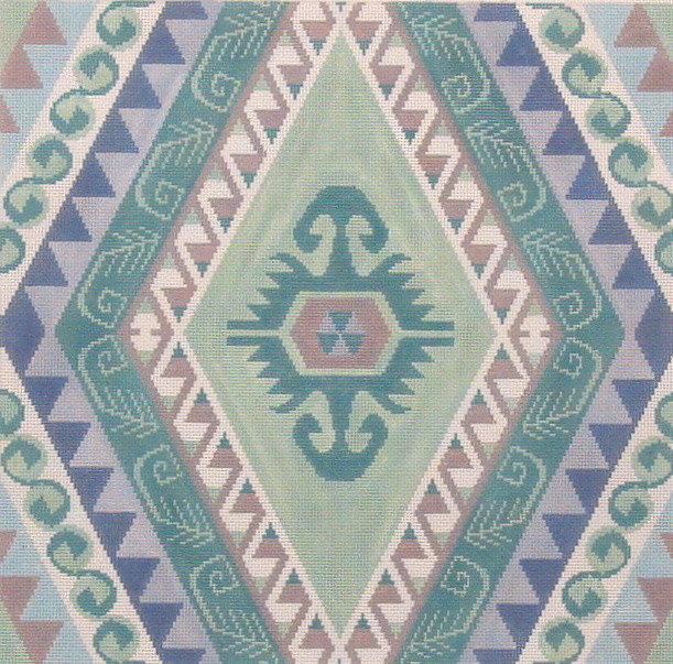 Kilim II A     (handpainted needlepoint canvas by Susan Roberts)*Product may take longer than usual to arrive*
