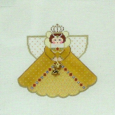 Gold Queen (Angel with charms) (Painted PonyDesigns)*Product may take longer than usual to arrive*