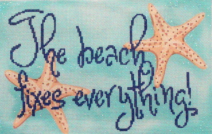 The Beach Fixes Everything (Handpainted  from Associated Talents)