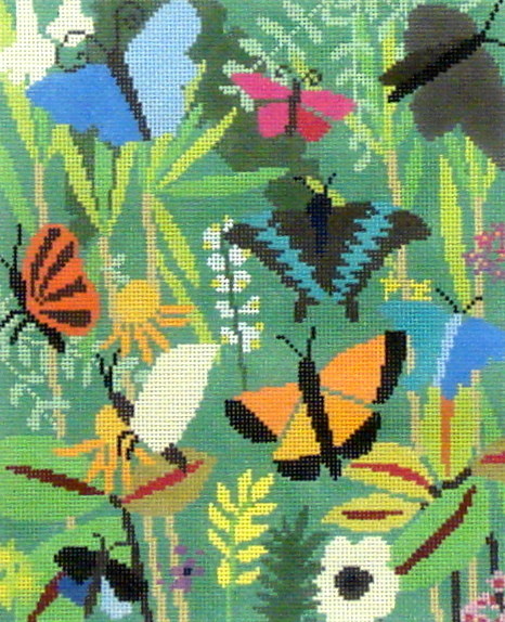 Butterfly Pavillion      (Handpainted from Birds of a Feather)