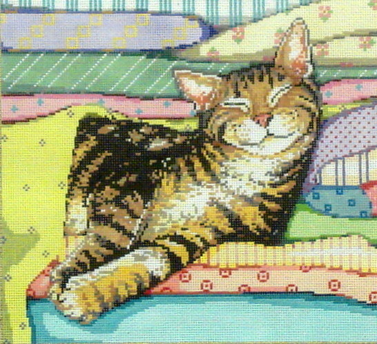 Catnap  (Handpainted by Sandra Gilmore Designs)