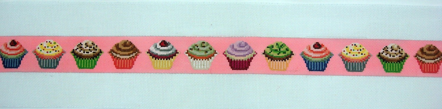 Cupcake Belt (Handpainted by Itz A Stitch)