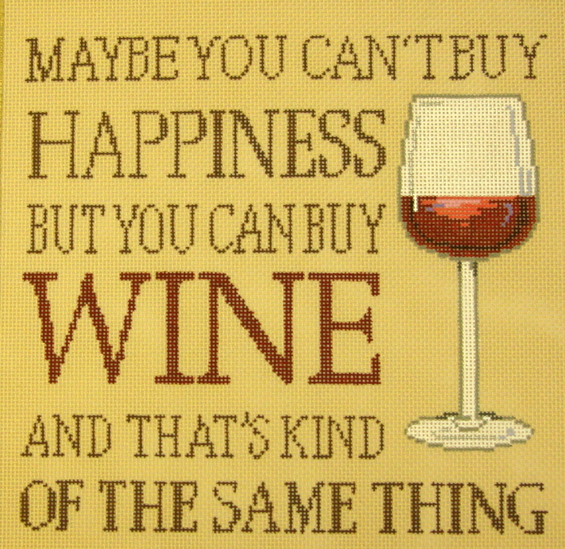 Buy Wine…. (Handpainted by Sandra Gilmore Designs)*Product may take longer than usual to arrive*