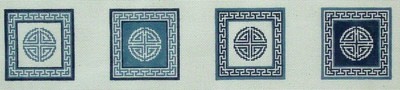 Oriental Symbols   (handpainted from Susan Roberts)