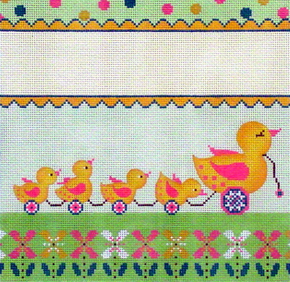 Duckies Birth Announcement  (Handpainted by Alice Peterson Company)*Product may take longer than usual to arrive*