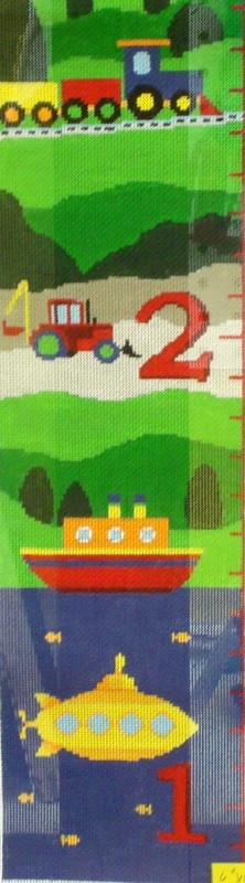 Growth Chart Vehicles   (Handpainted by Susan Roberts)