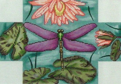Dragonfly brick cover    (handpainted by Gayla Elliot)