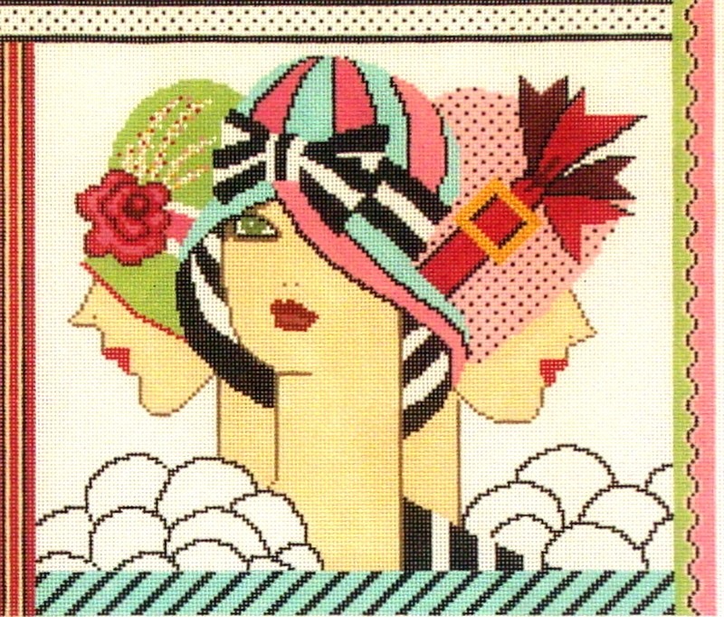 Hat Trick Trio  (Handpainted by Shelley Tribbey Designs)