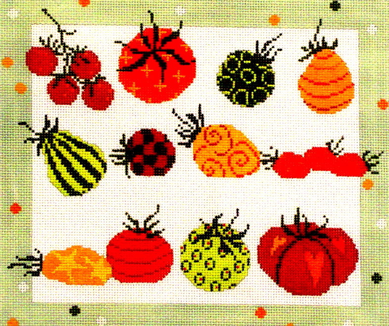 Tomatoes  (Handpainted by Pippin)