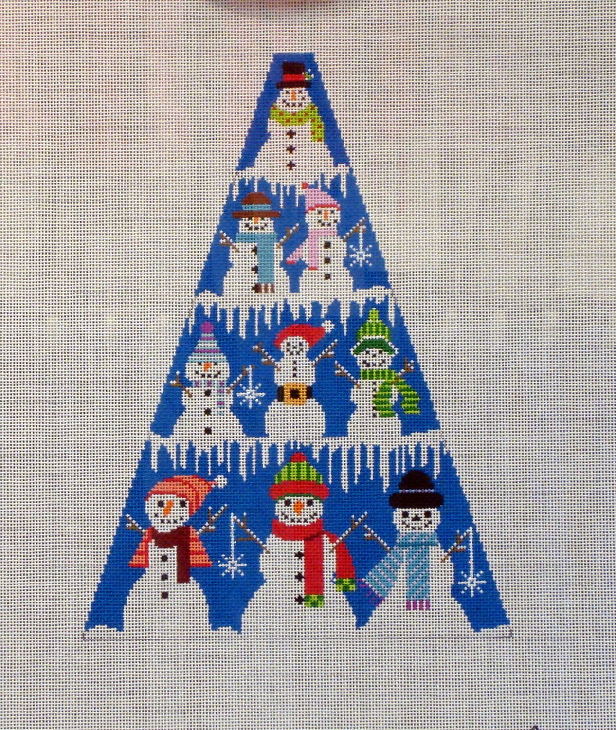 Snowman Tree Standup   (Handpainted by Shelly Tribbey Designs).