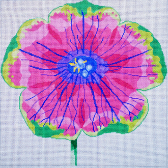 Regal Dazzle Petunia   (Handpainted by Jean Smith)