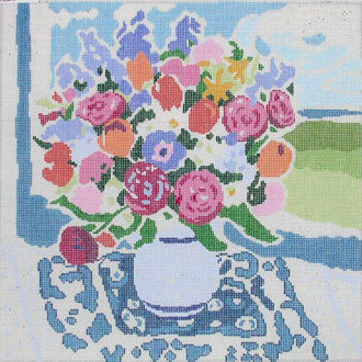 Matisse's Table V   (Handpainted by Jean Smith)