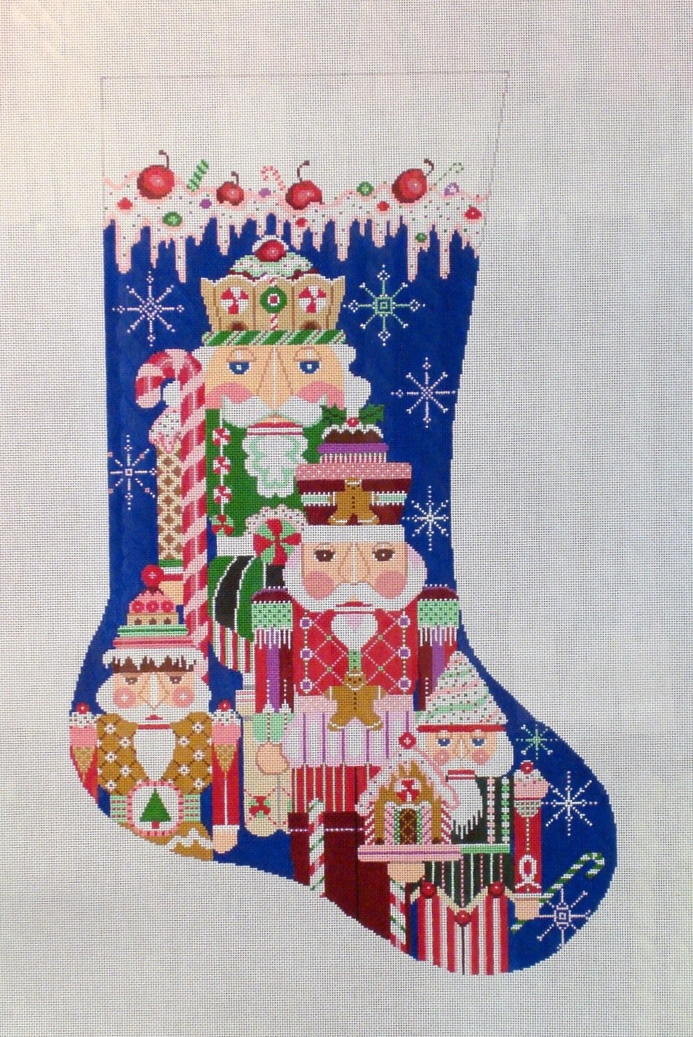Sweetest Nutcrackers Stocking  (Handpainted by Shelly Tribbey Designs)