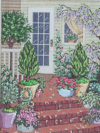 Wisteria  (Handpainted by Sandra Gilmore)