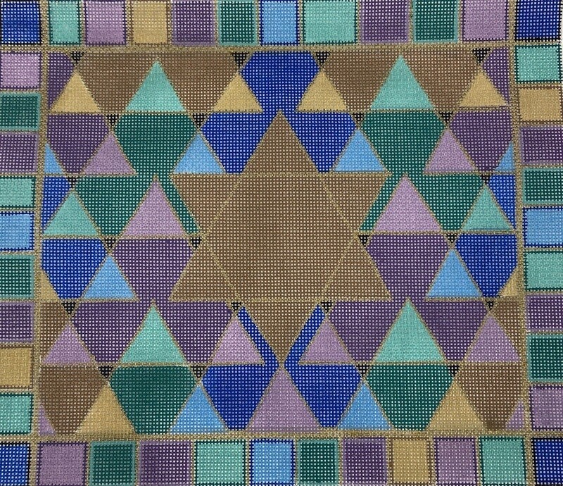 Triangle Tallis  (Handpainted by Julia's Design)