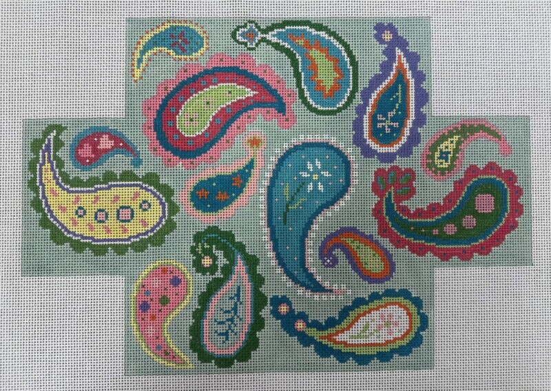 Paisley Brick Cover (Handpainted by Susan Roberts)