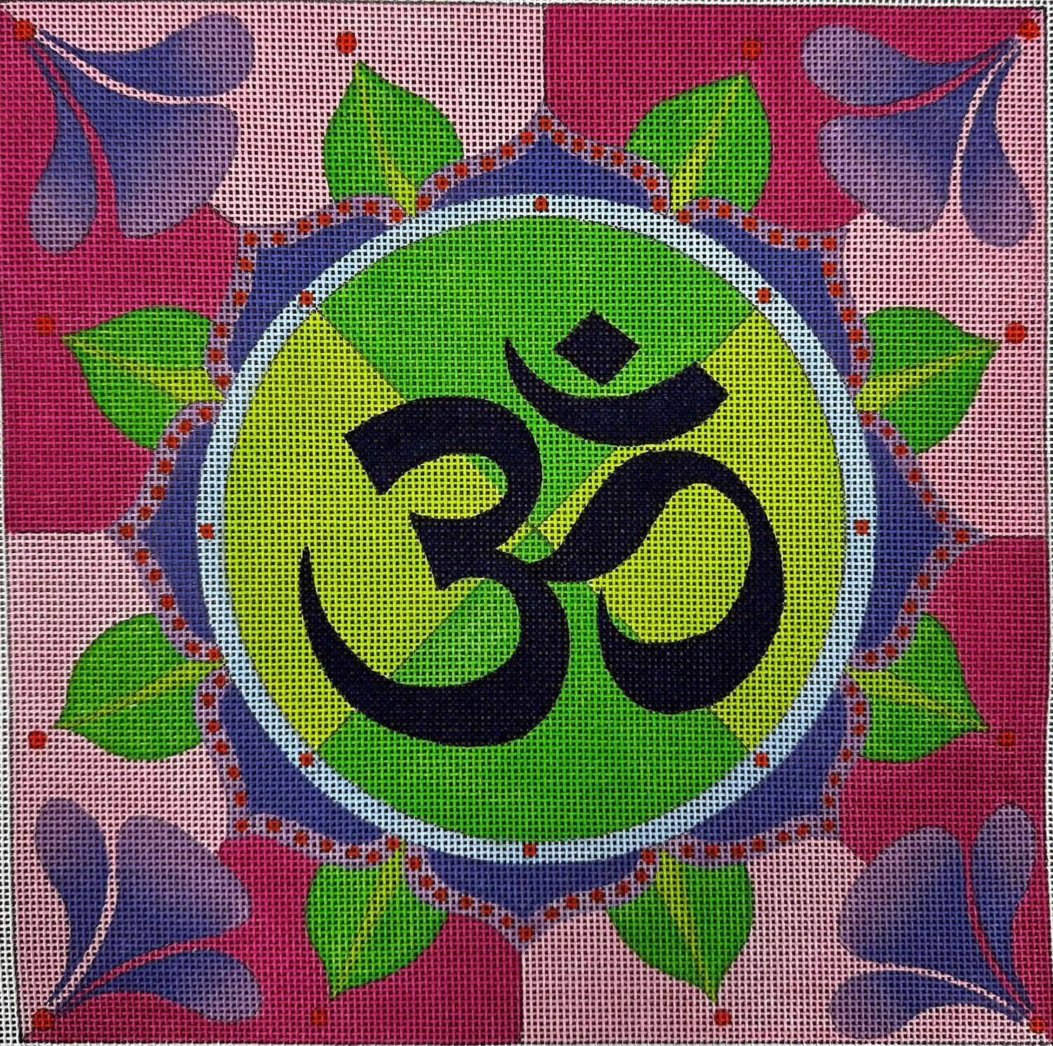 OM  (Handpainted by Zecca)