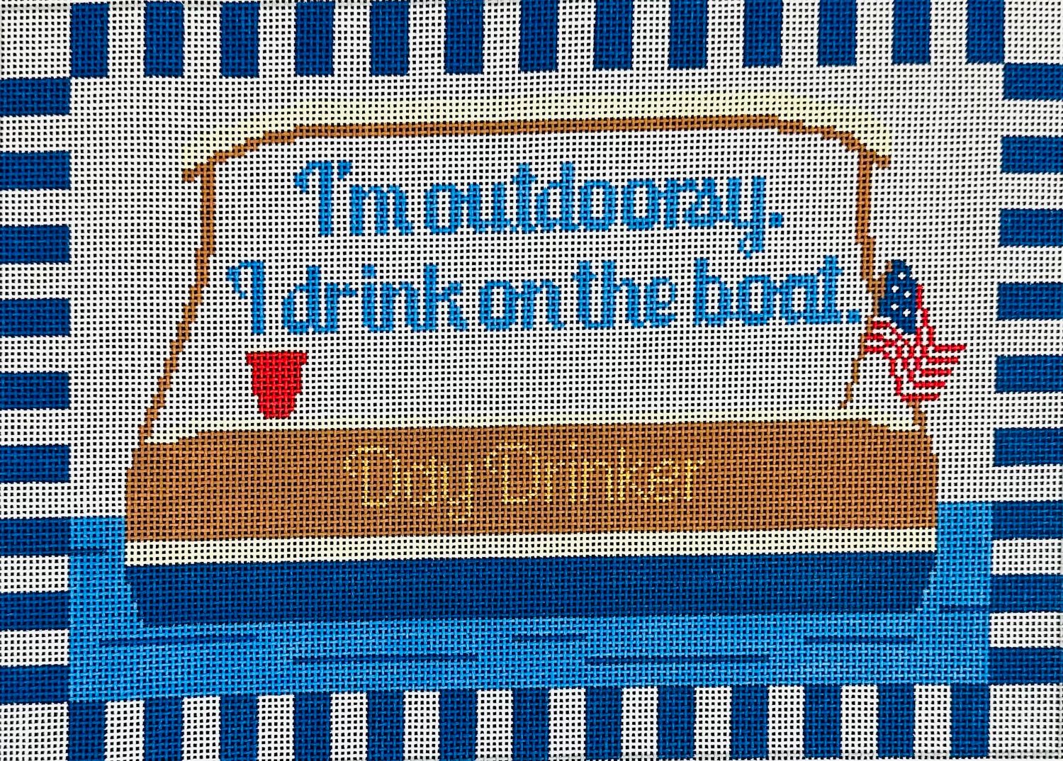 I'm Outdoorsy  (Handpainted by Rachel Donley)