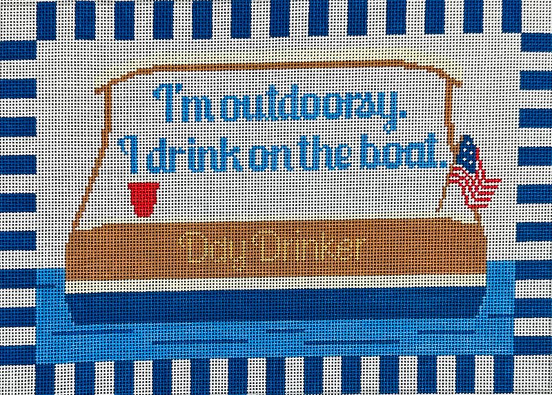 I'm Outdoorsy  (Handpainted by Rachel Donley)