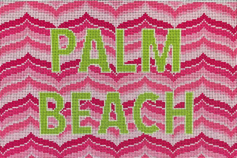 Palm Beach  (Handpainted by Maura Nolan)