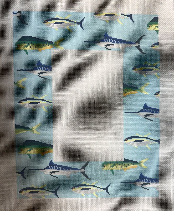 Ocean Fish Frame  (Handpainted by Dogwood)