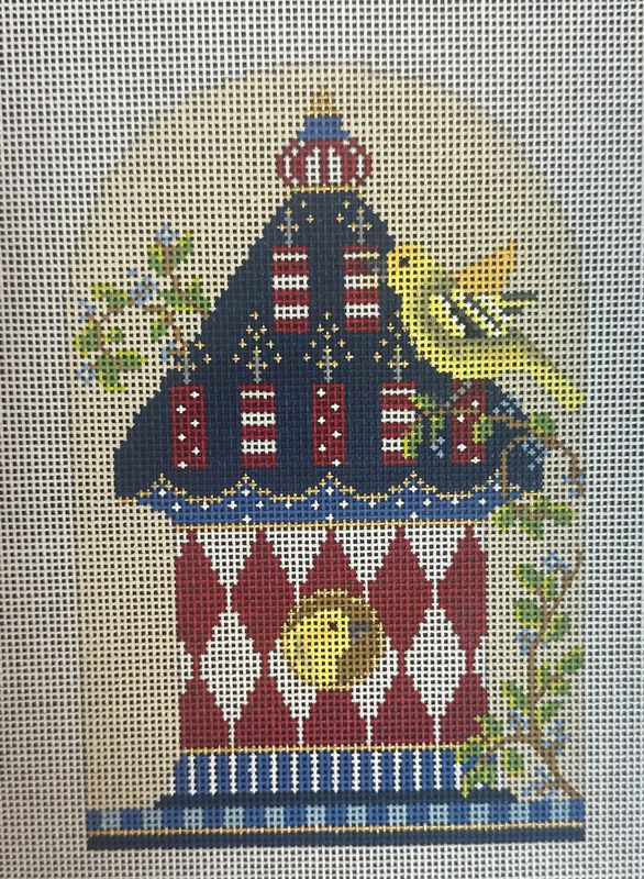 Firecracker Finch House  (Handpainted by Kelly Clark)