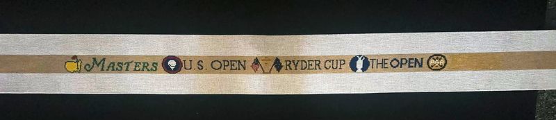 Golf Tournaments Belt  (Handpainted by Elm Tree)
