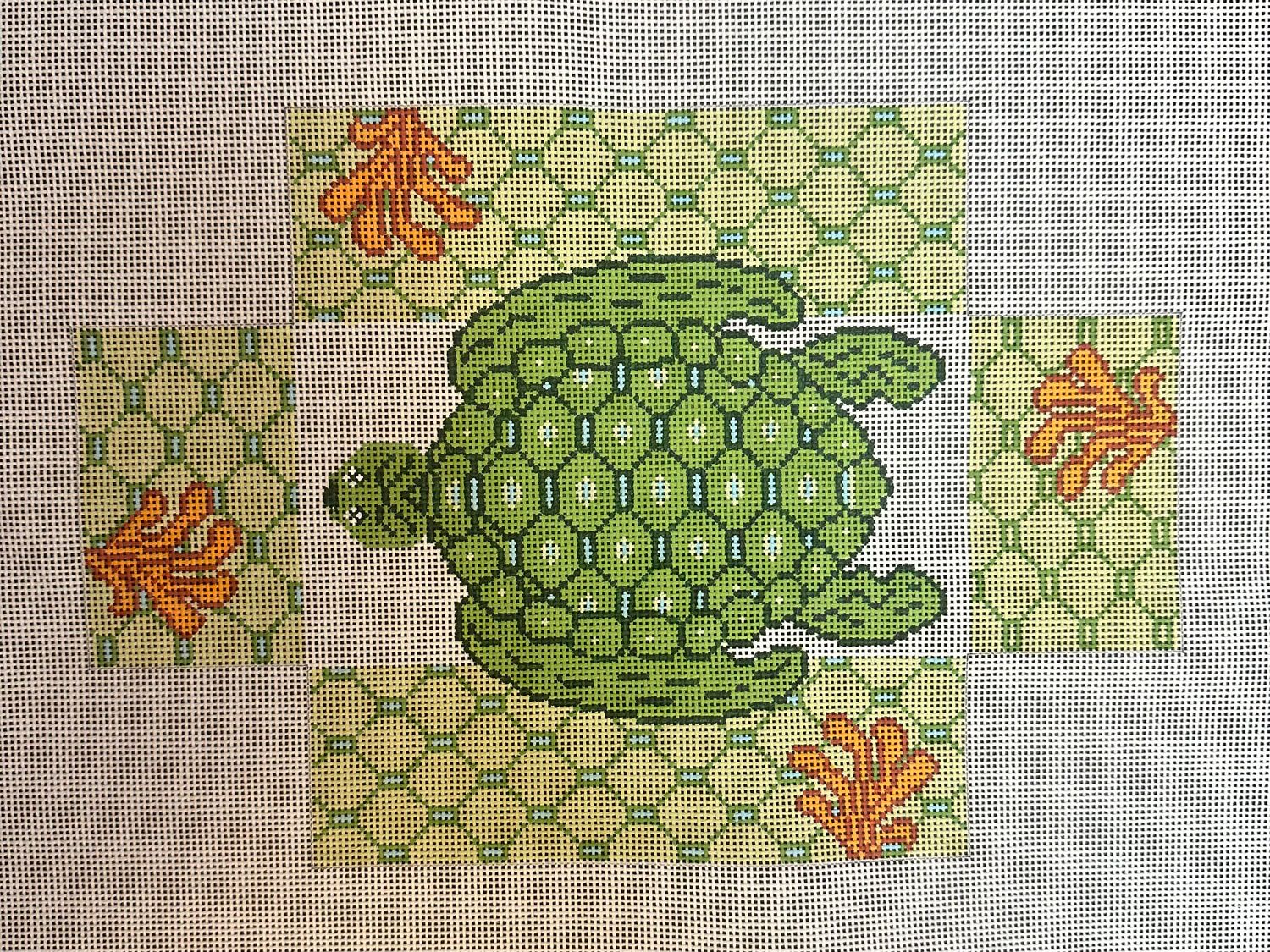 Turtle Brick Cover  (Handpainted by J. Child)