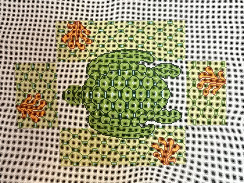 Turtle Brick Cover  (Handpainted by J. Child)