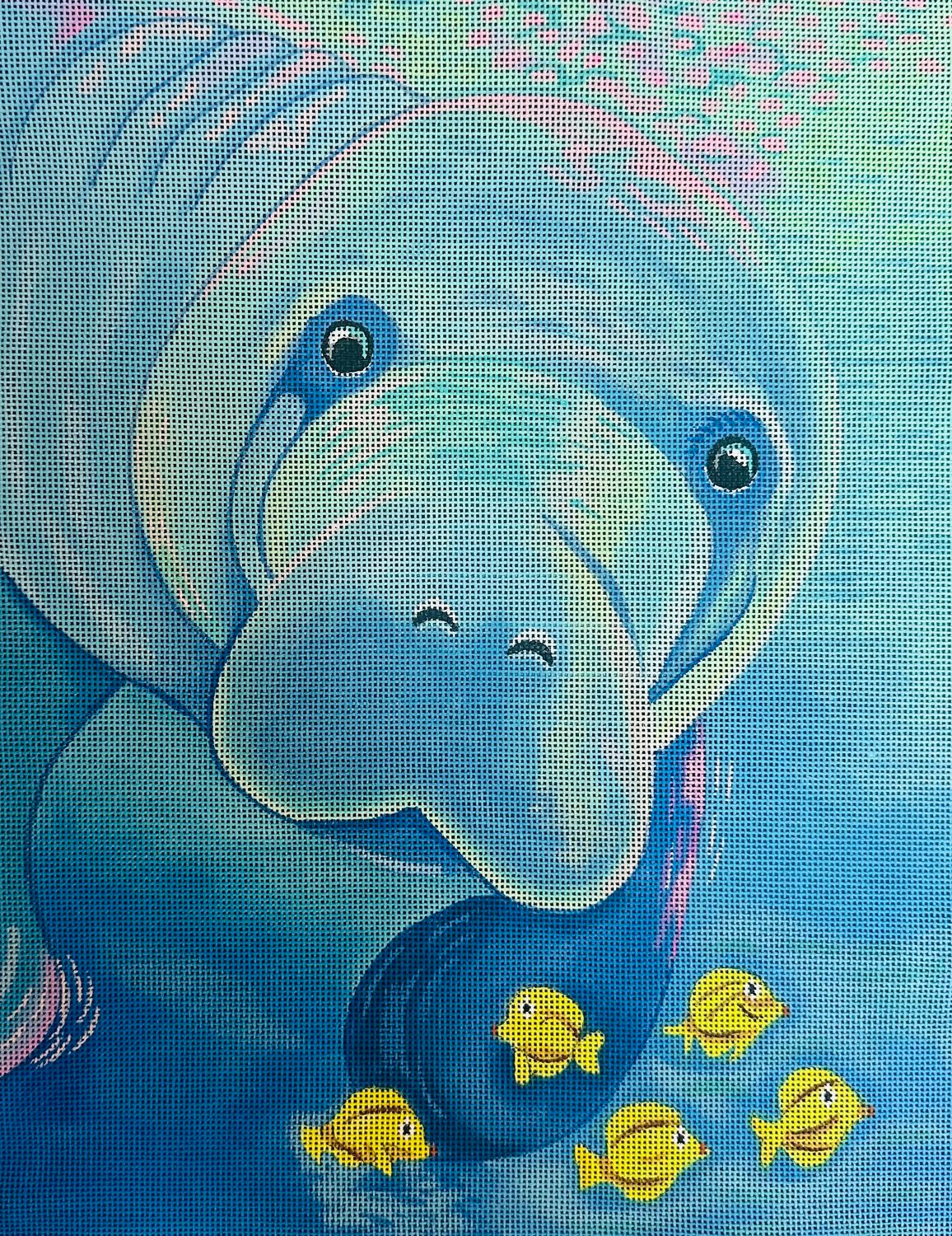 Mellow Fellow  (Handpainted by Purple Palm)