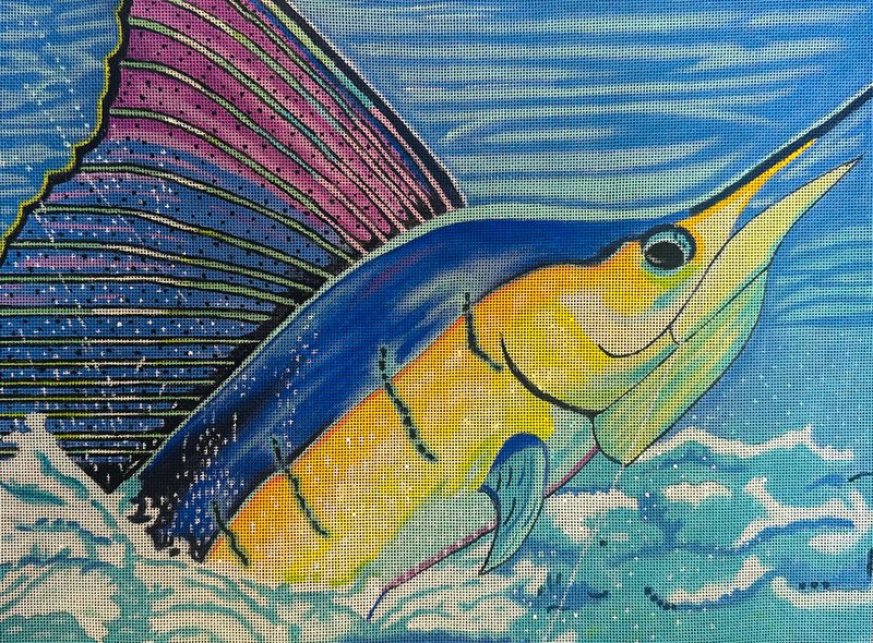 Sail On  (Handpainted by Purple Palm)