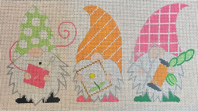 Needlepoint Gnomes  (Handpainted by VNG)