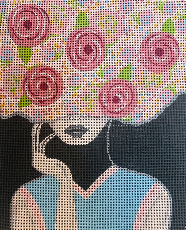 Flowers on My Mind  (Handpainted by Alice Peterson)