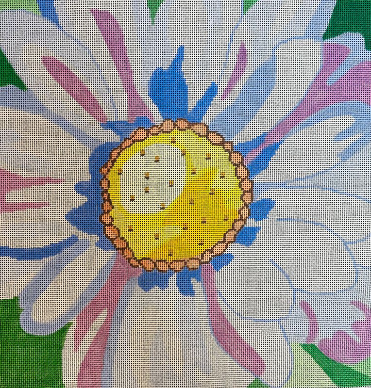 White Daisy (Handpainted by Jean Smith)