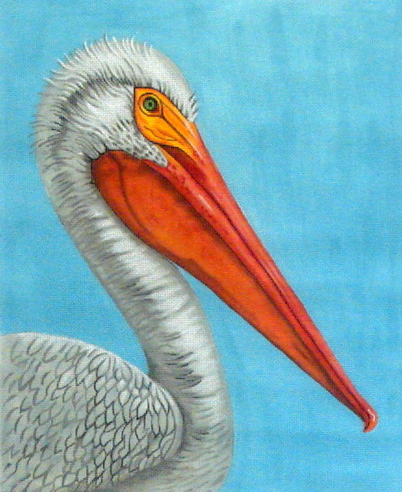 White Pelican   (Handpainted by Dream House Ventures)