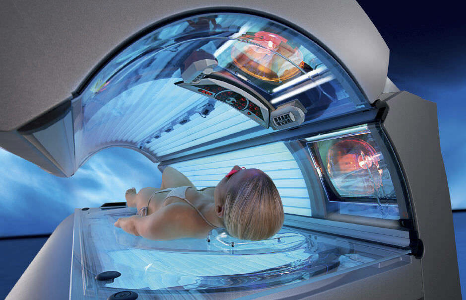 Solarium lettino al 50%