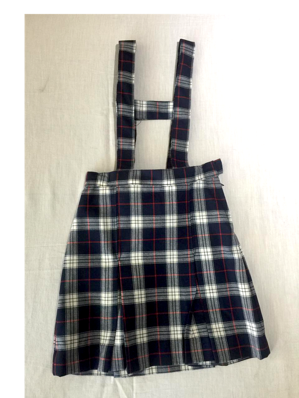Pollera con tiradores