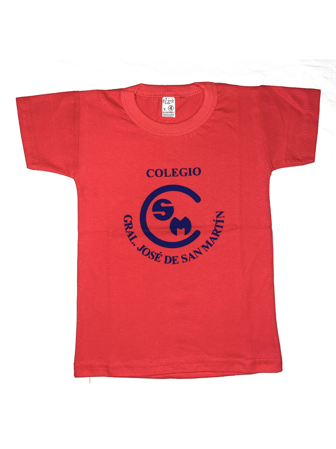 Remera de jardin manga corta