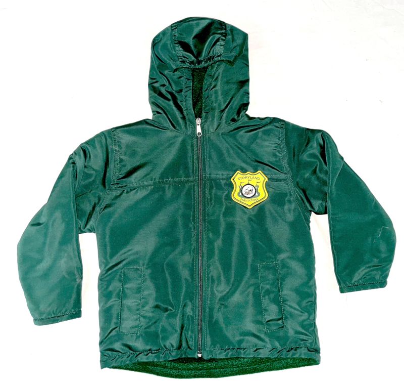 Campera rompeviento con polar