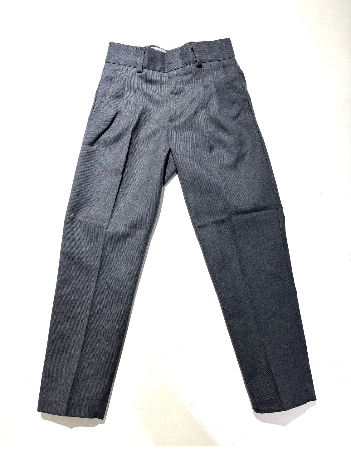 Pantalon colegial de sarga gris