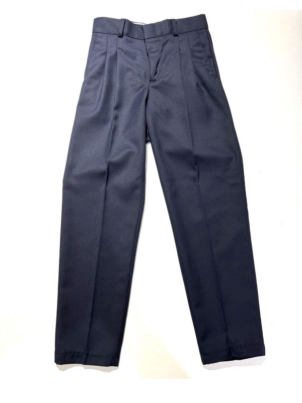 Pantalon colegial de sarga azul marino