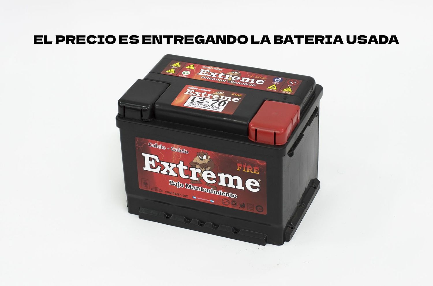 BATERIA EXTREME 12x70