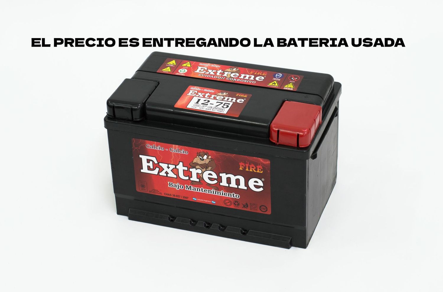 BATERIA EXTREME 12X75