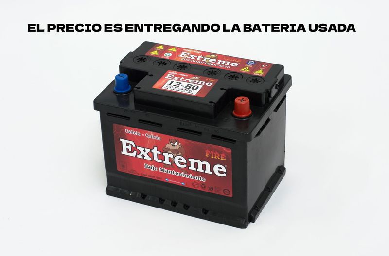 BATERIA EXTREME 12X80 CAJON CHICO