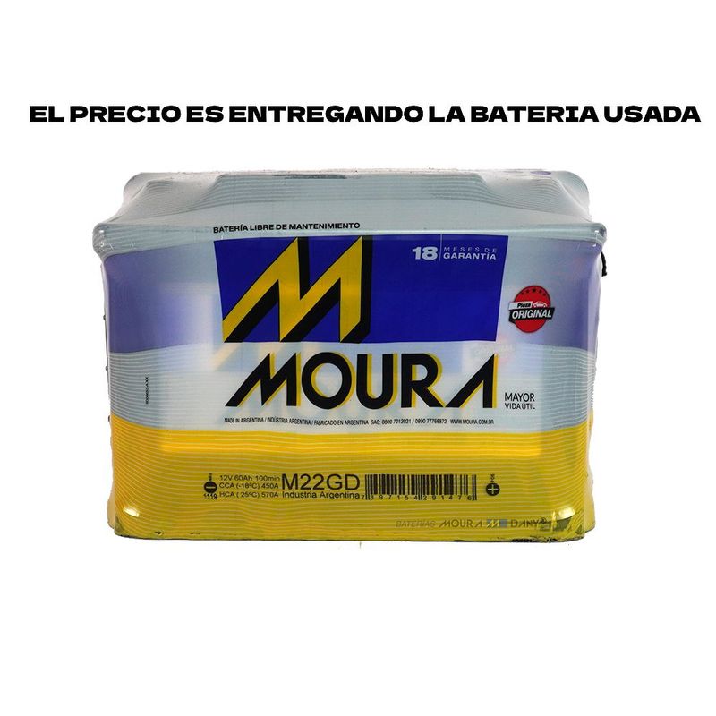 BATERIA MOURA M22GD