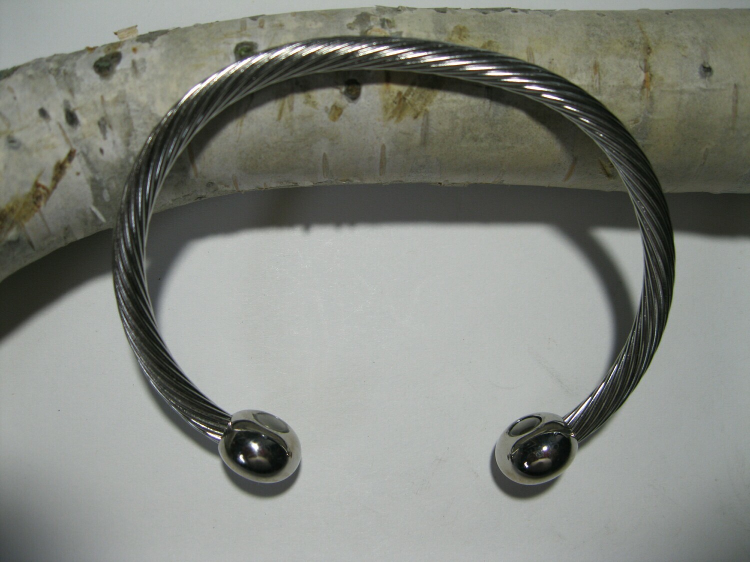 Stainless Steel magnetic cuff bracelet #SSTMB