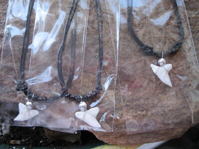 Shark's Tooth Necklace $30.00 doz.