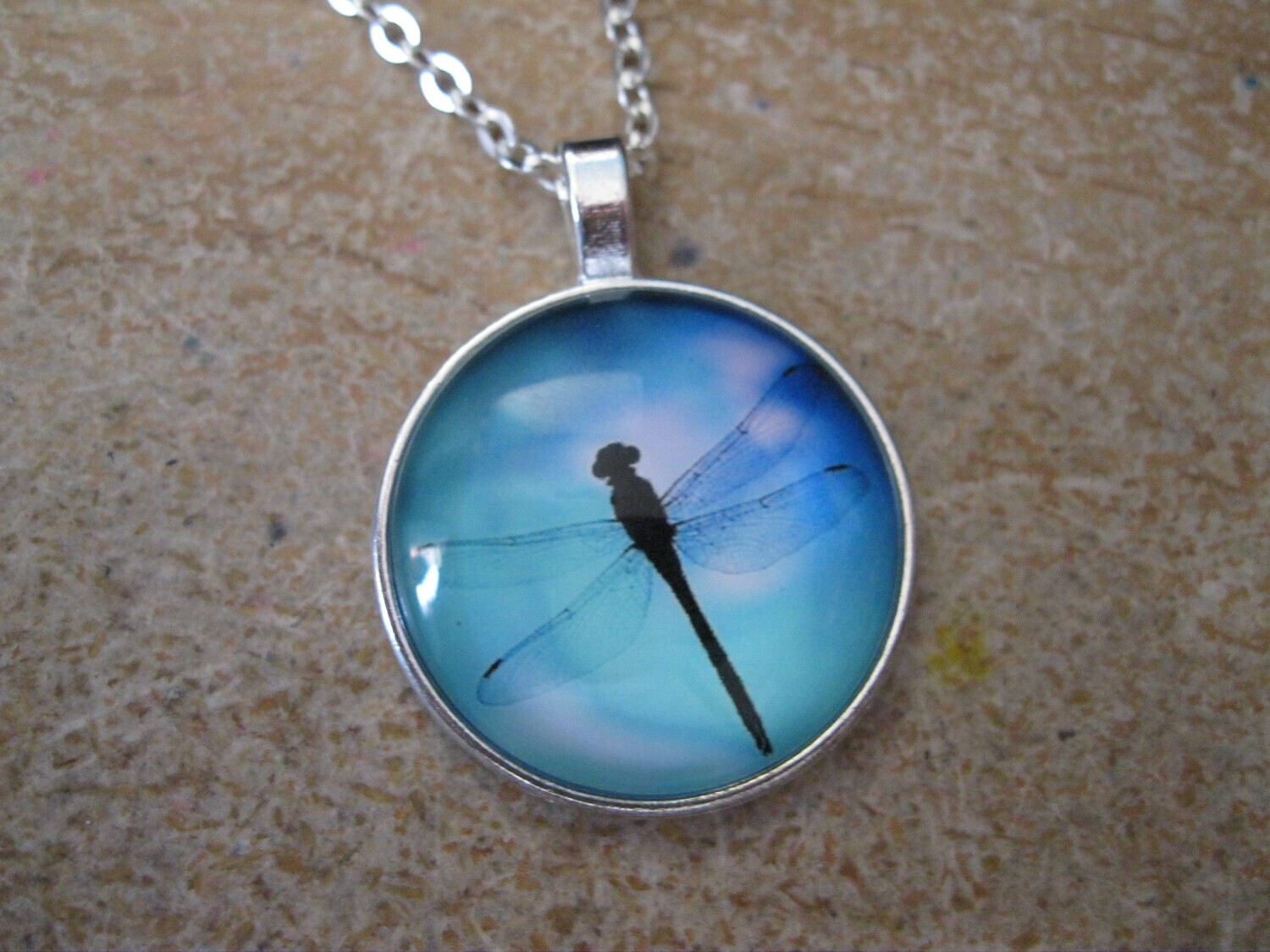 Dragonfly necklace #LE20