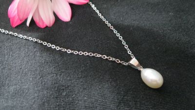 Cultured pearl necklace or earrings #PN211