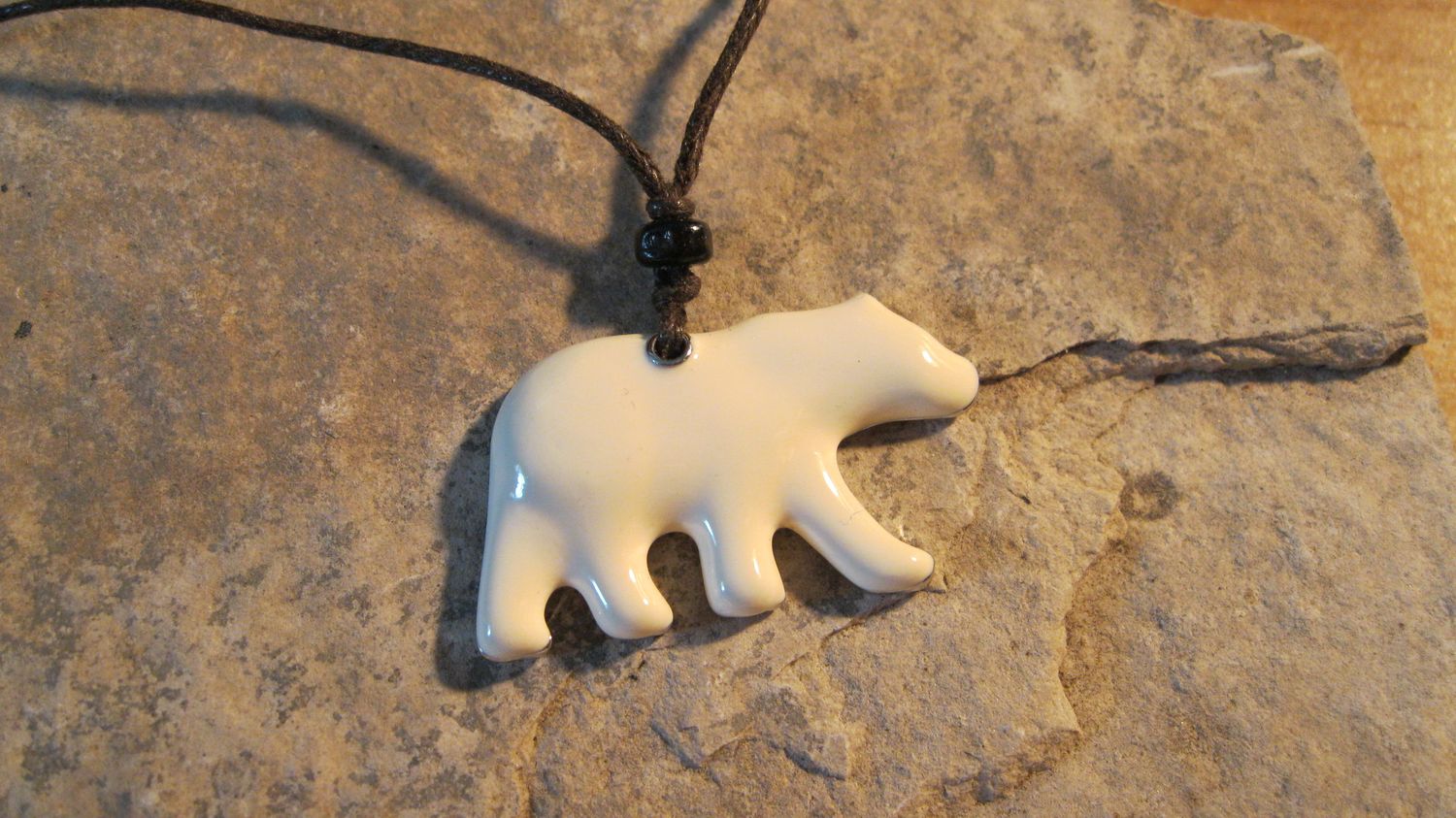 Spirit Bear Necklace # B85